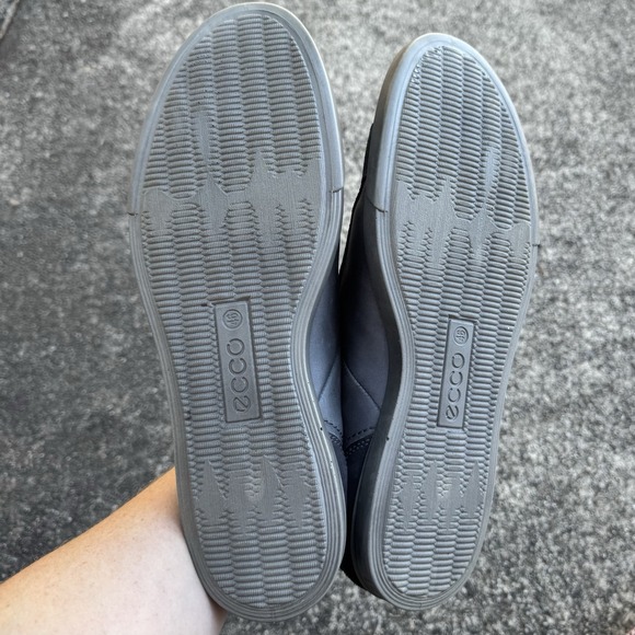 ECCO Collin 2.0 Sneaker Mens US Size 12 EU 46 Gray Leather Soft - Picture 8 of 14